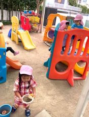 秋の園庭遊び　令和２（2020）年10月５日