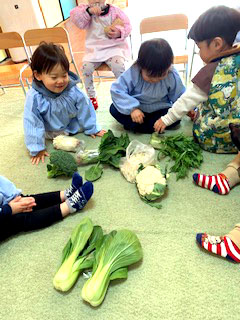 野菜を覚えよう！〈１歳児〉 令和３（2021）年２月17日