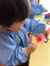ひな祭り製作〈１歳児〉 令和３（2021）年２月15~18日