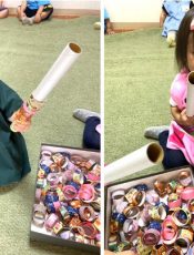 スルスル棒遊び〈１歳児〉 令和３（2021）年７月２日