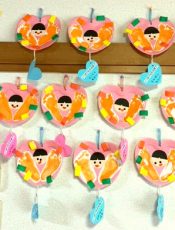 敬老の日プレゼント製作〈１歳児〉 令和３（2021）年８月24~27日