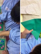 クリスマスツリー製作〈２歳児〉 令和３（2021）年12月７~13日