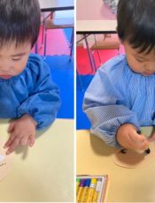 サンタクロース製作〈１歳児〉 令和３（2021）年12月７~11日