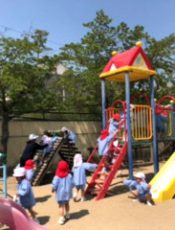 はじめての園庭遊び　令和４（2022）年４月20日