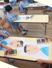 絵画「自分の顔」 令和６（2024）年５月７～10日