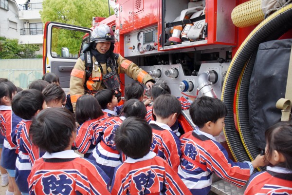 幼年消防クラブ結成式  令和６（2024）年５月９日
