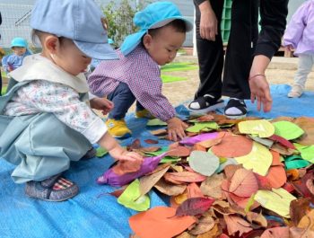 秋の遊びいろいろ＜1歳＞ 令和６(2024) 年11月30日