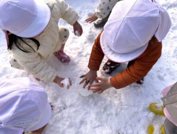 雪遊び  令和７（2025）年１月９日