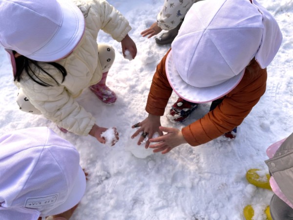 雪遊び  令和７（2025）年１月９日