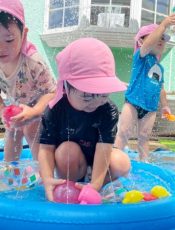 プール＆水遊び〈２歳児〉 令和７（2025）年８月29日