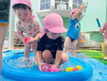 プール＆水遊び〈２歳児〉 令和７（2025）年８月29日