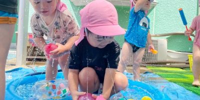 プール＆水遊び〈２歳児〉 令和７（2025）年８月29日